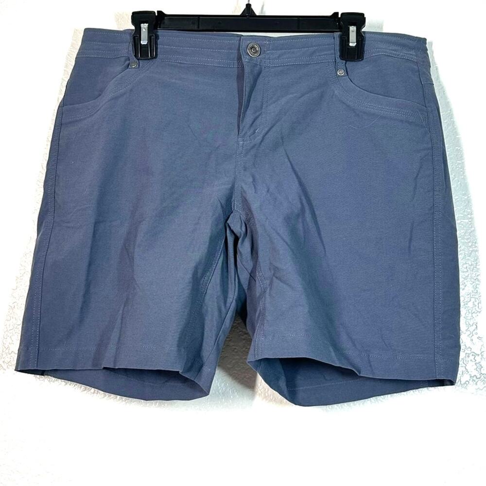 Kuhl  16 Trek shorts Hiking Gorpcore Utility Performance 8.5" inseam blue women